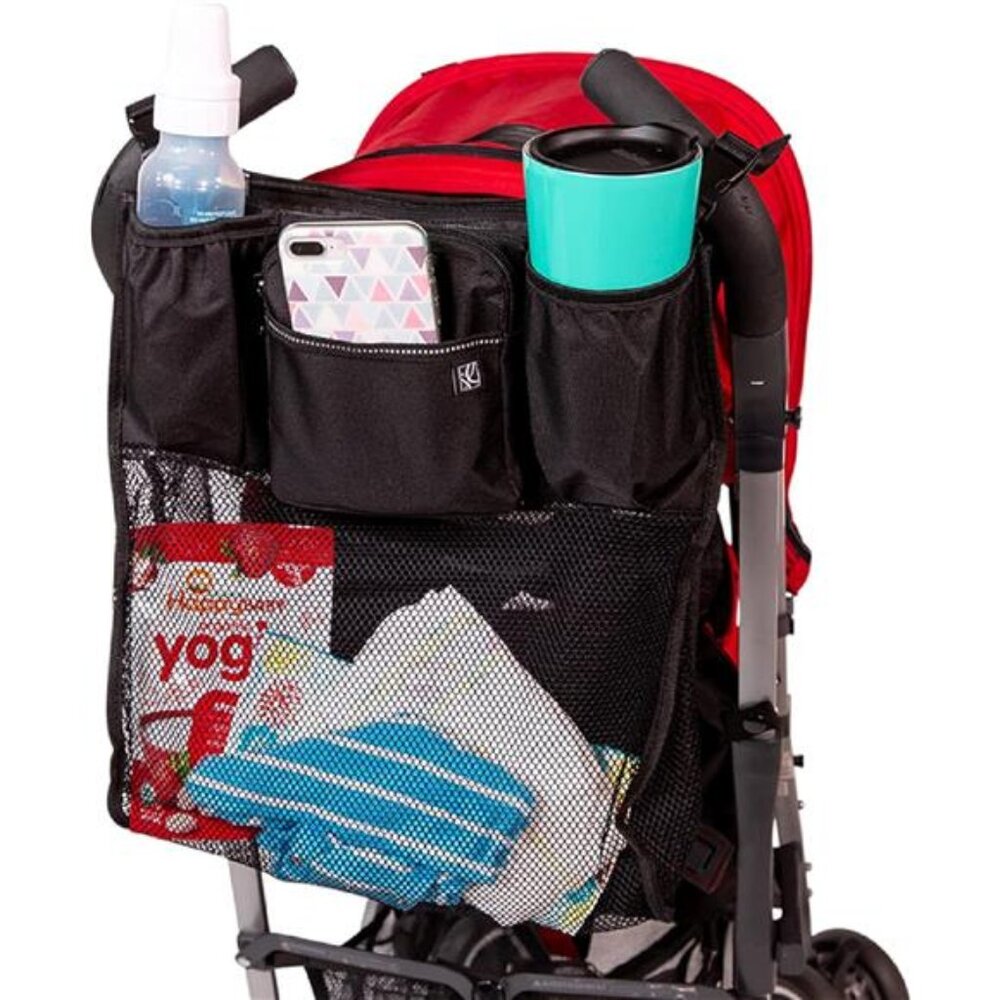 Universal Stroller Caddy Organizer - Essential Travel Accessories for Stroller